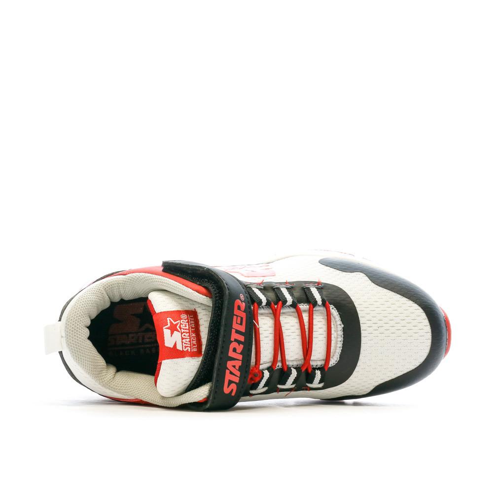 Baskets Blanches/Rouges/Noires Garçon Starter Hornets vue 4