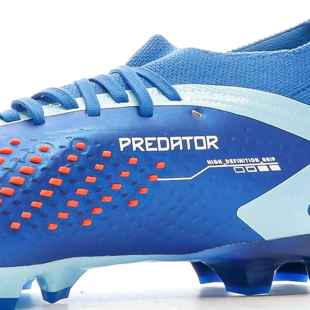 Chaussures de foot Bleues Homme Adidas Predator Accuracy.2 MG vue 7