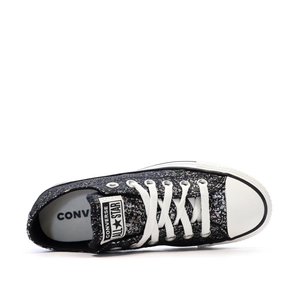 Baskets Noir/Argent Homme Converse Chuck Taylor All Star Glitter vue 4