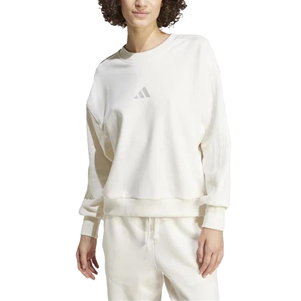 Sweat Blanc Femme Adidas IW1132 pas cher