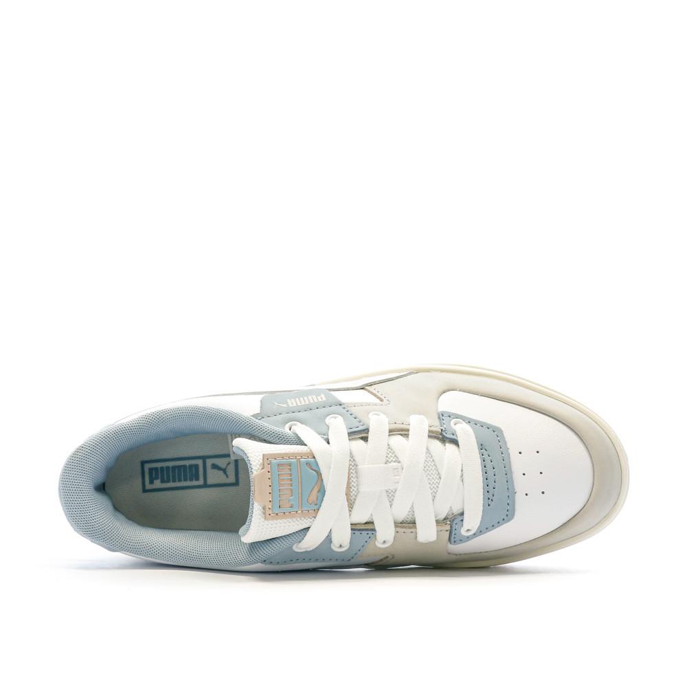 Baskets Blanches/Bleu Femme Puma Cali Dream vue 4