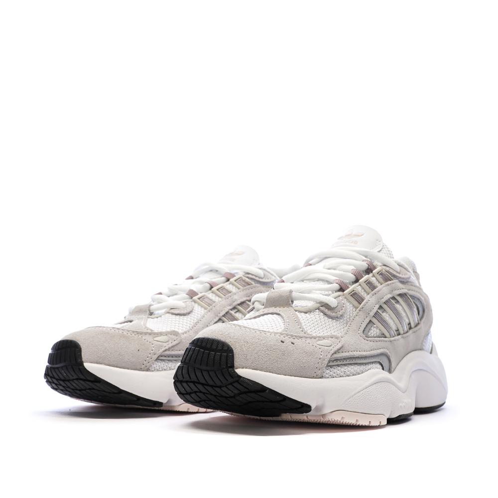 Baskets Grises Femme Adidas Ozmillen vue 6