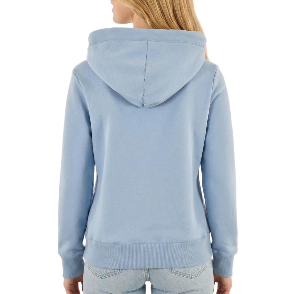 Sudadera Superdry Essential Logo Azul, Mujer ver 2