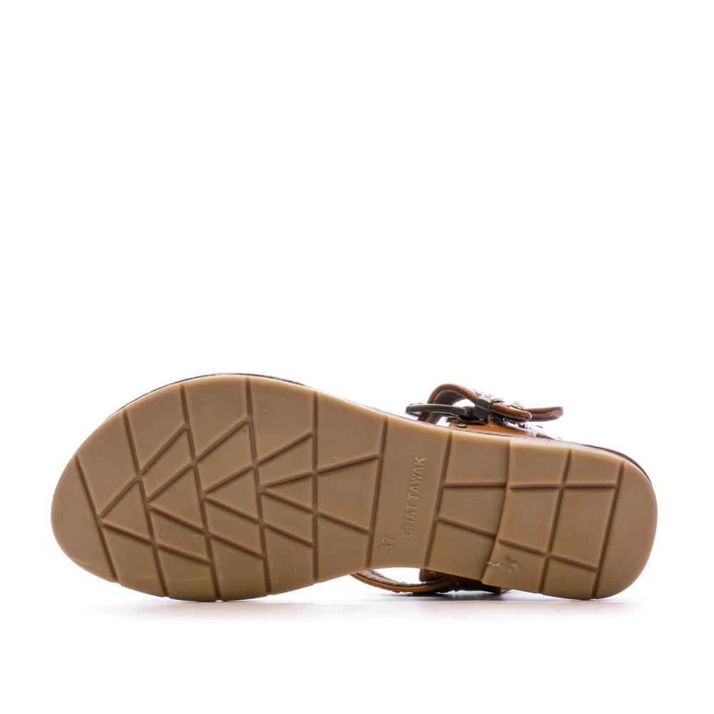 Sandales Camel Femme Chattawak Veronique vue 5