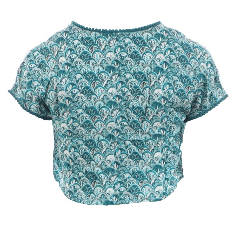 Blouse Bleu Fille Teddy Smith Tayo vue 2