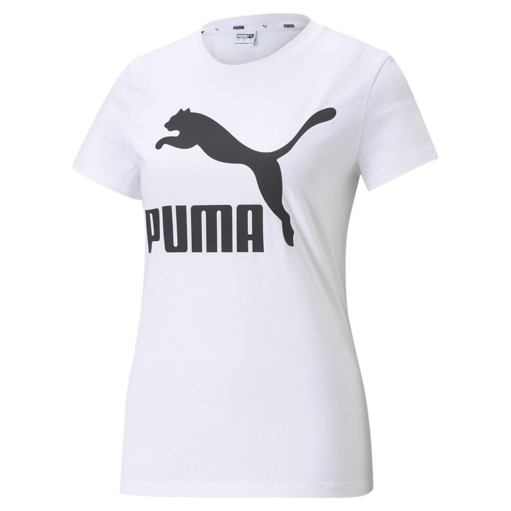 T-shirt Blanc Femme Puma Classics 530076 pas cher
