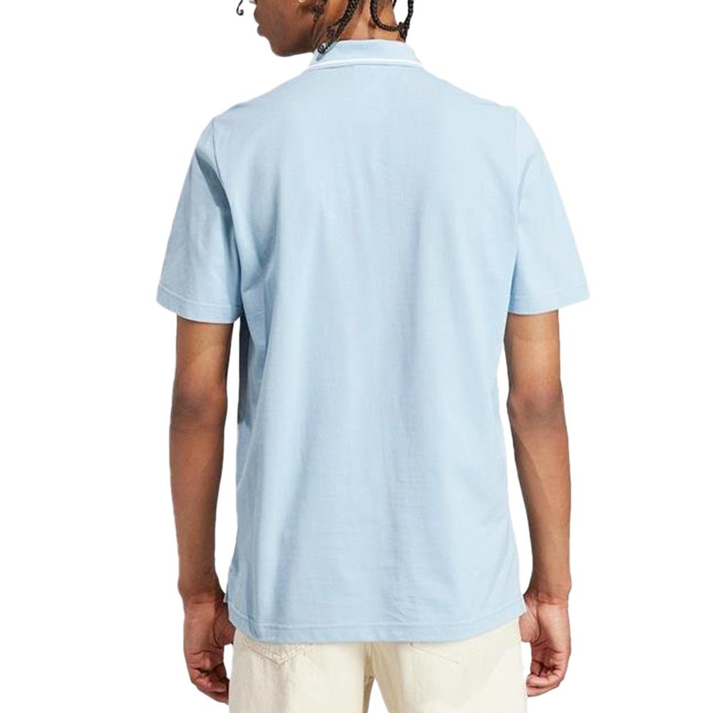Polo Bleu Homme Adidas IJ6108 vue 2