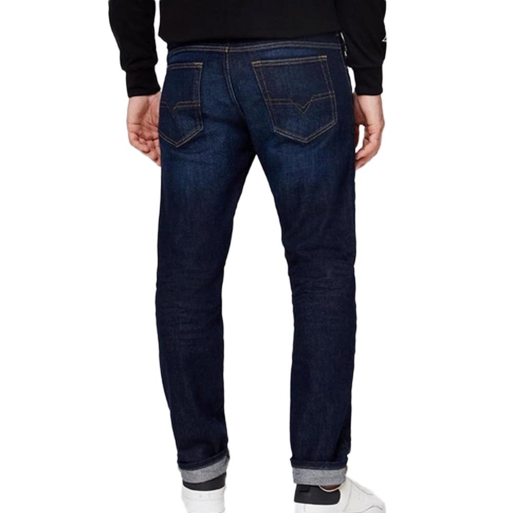 Jean Bleu Foncé Homme Diesel A00394 vue 2