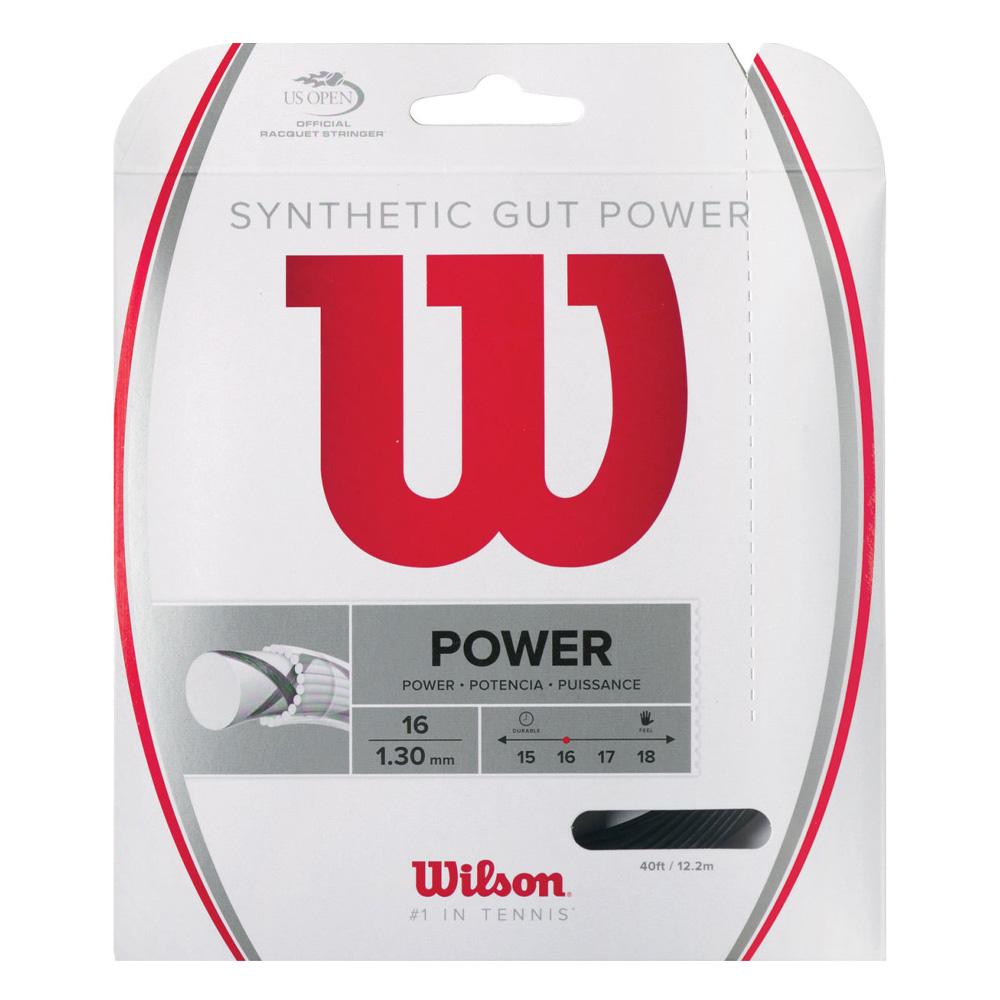 Cordage Noir Wilson Synthetic Gut Power pas cher