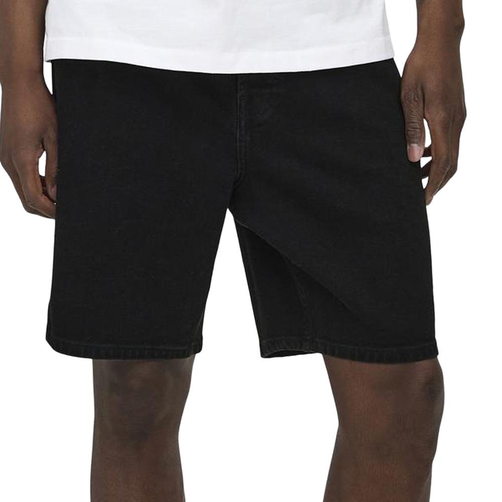 Men’s Black Denim Shorts – Only & Sons Onsfade Stretch affordable