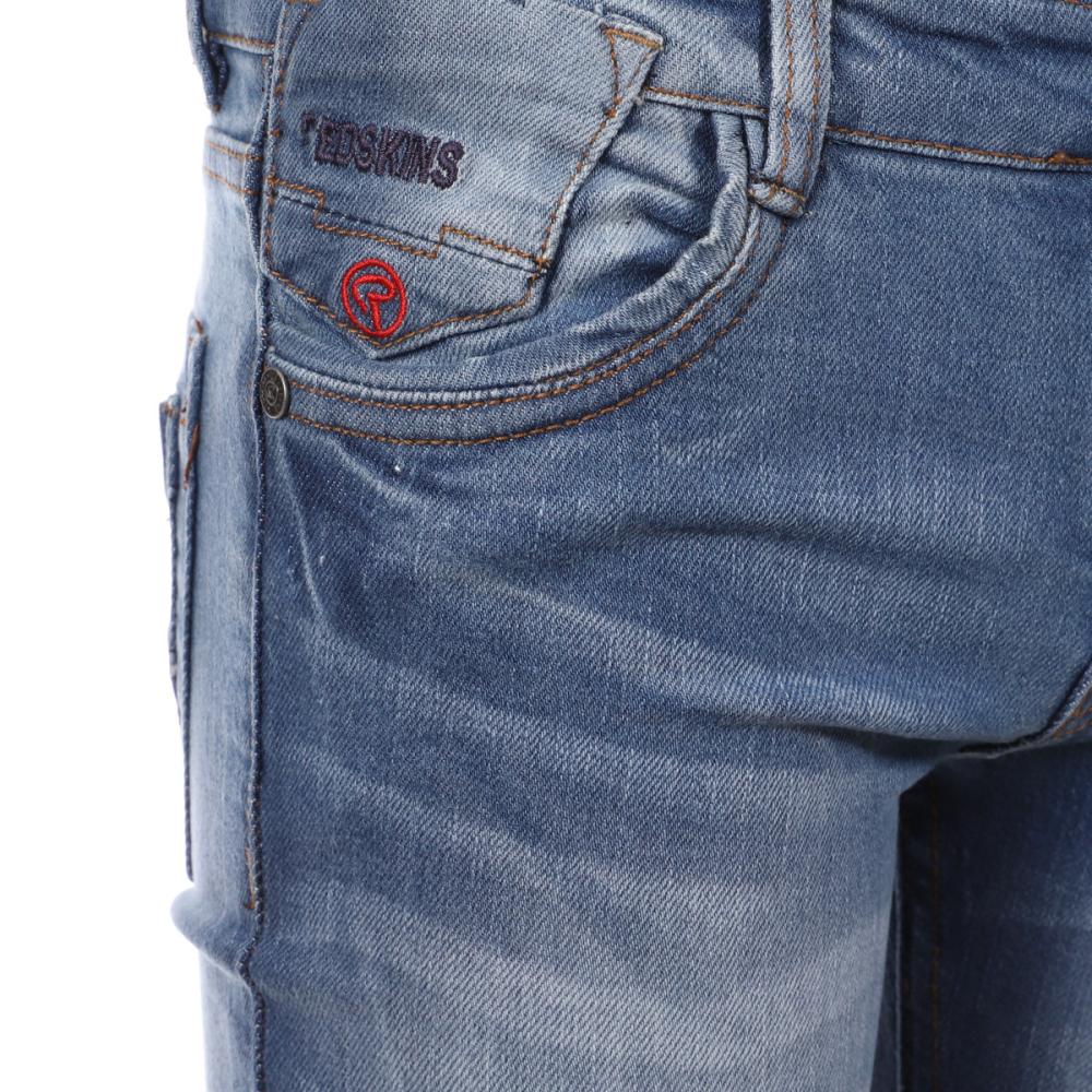 Jean Slim Bleu clair Garçon Redskins 4564 vue 3