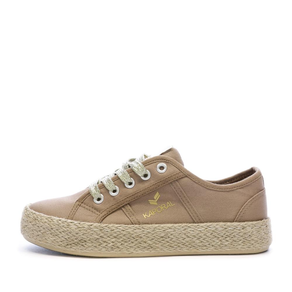 Baskets Beige Femme Kaporal Biorgaty pas cher