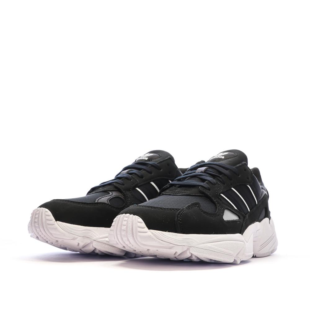 Baskets Noires/Blanches Femme Adidas Falcon vue 6