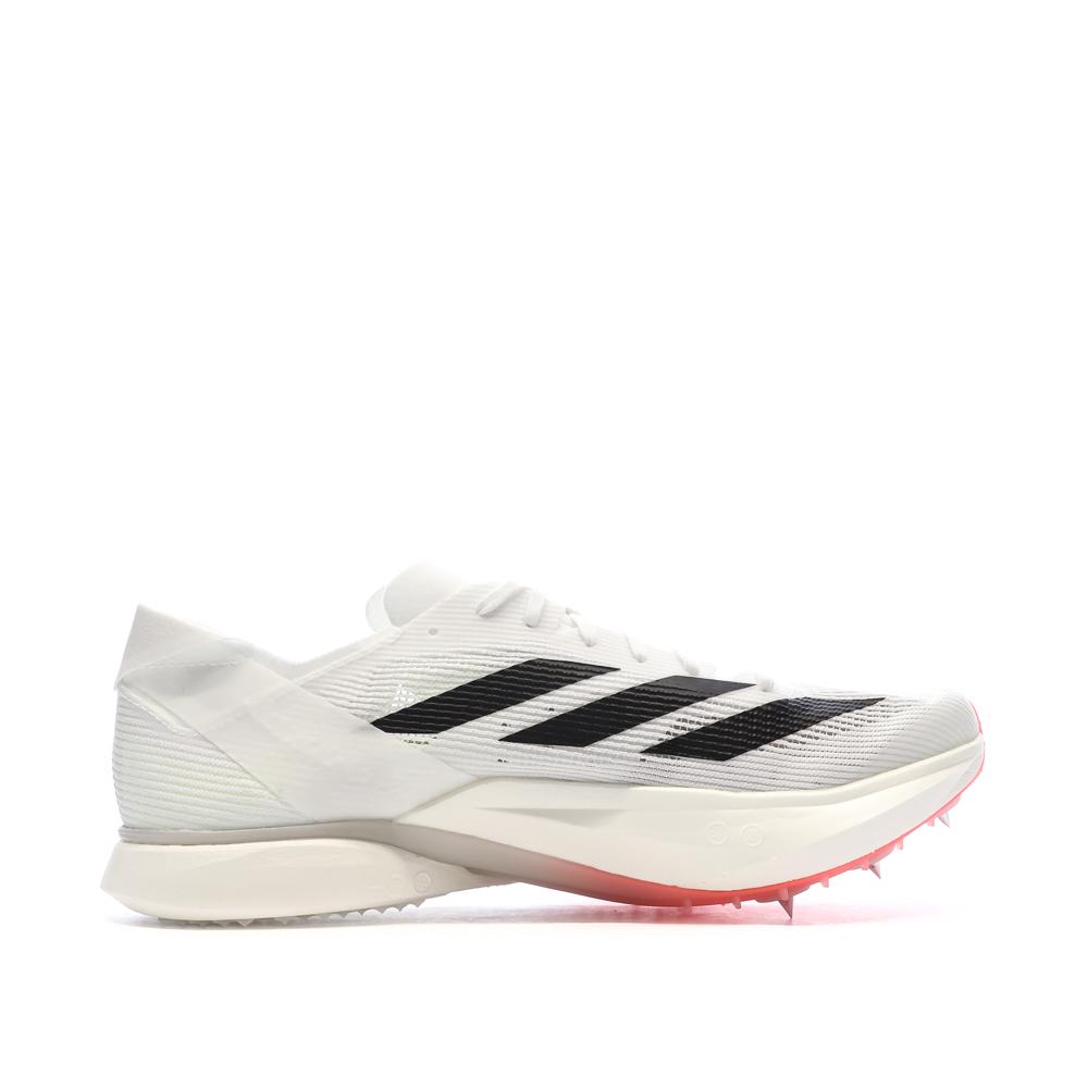 Chaussures d'athlétismes Blanches/Noires Homme Adidas Adizero Avanti vue 2