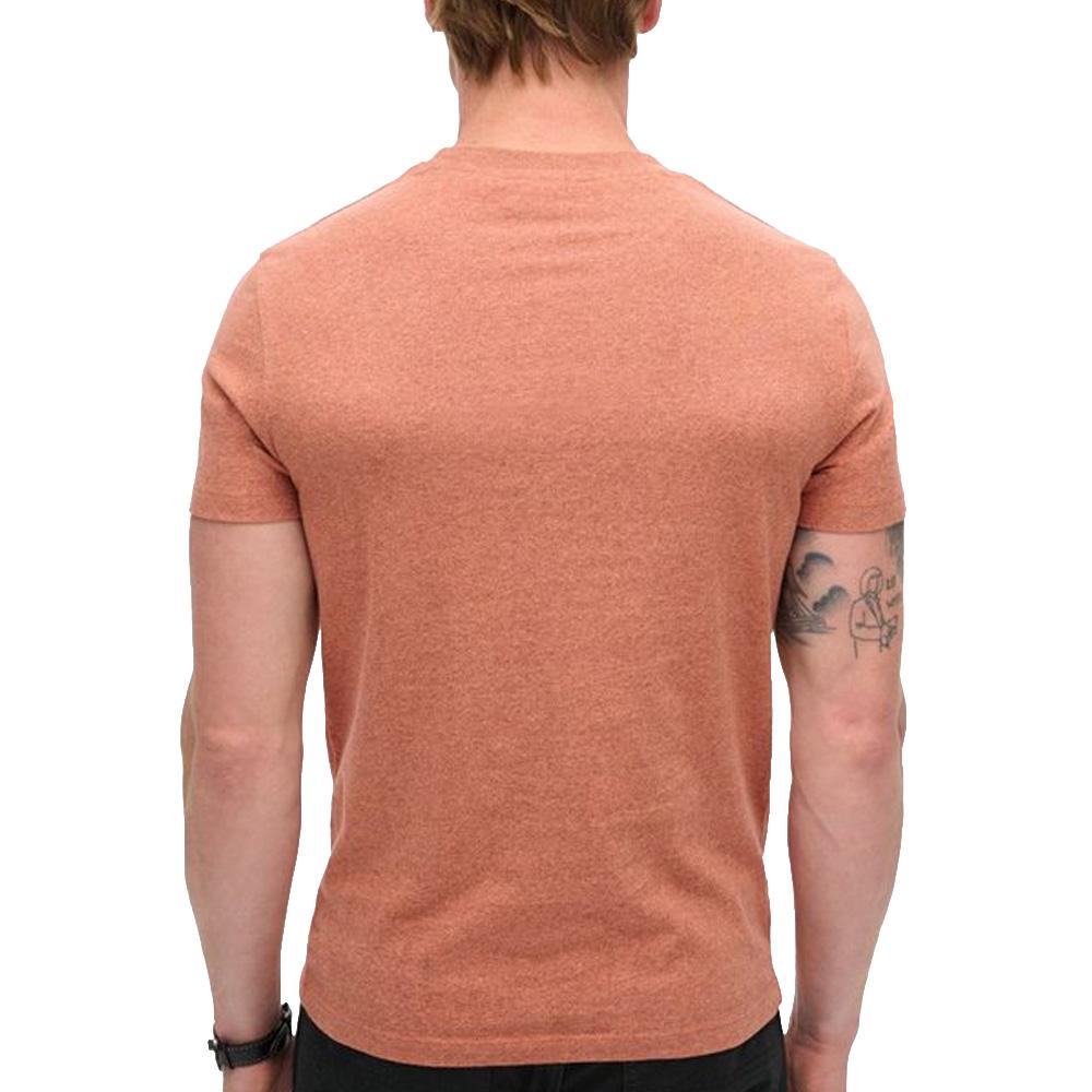 T-shirt Orange Homme Superdry Vintage Logo vue 2