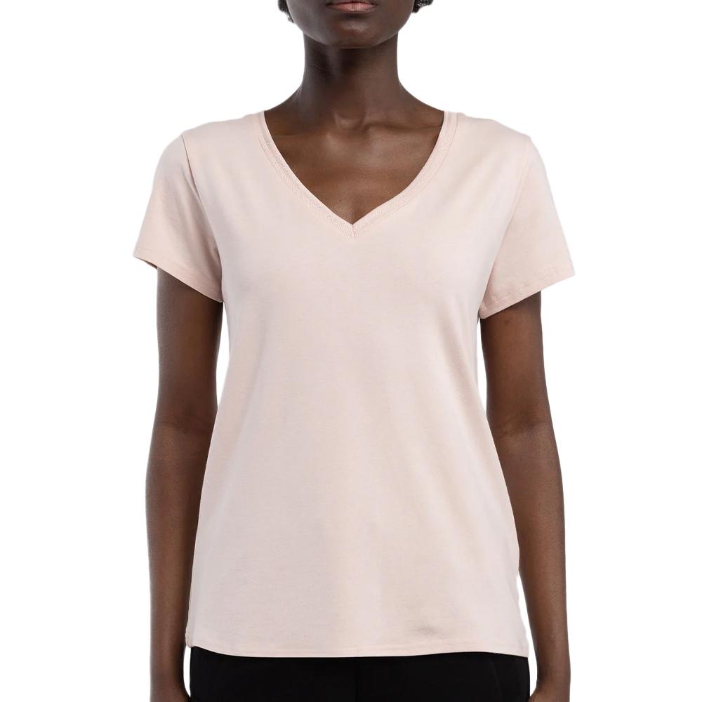T-shirt Rose Femme Teddy Smith Mia pas cher