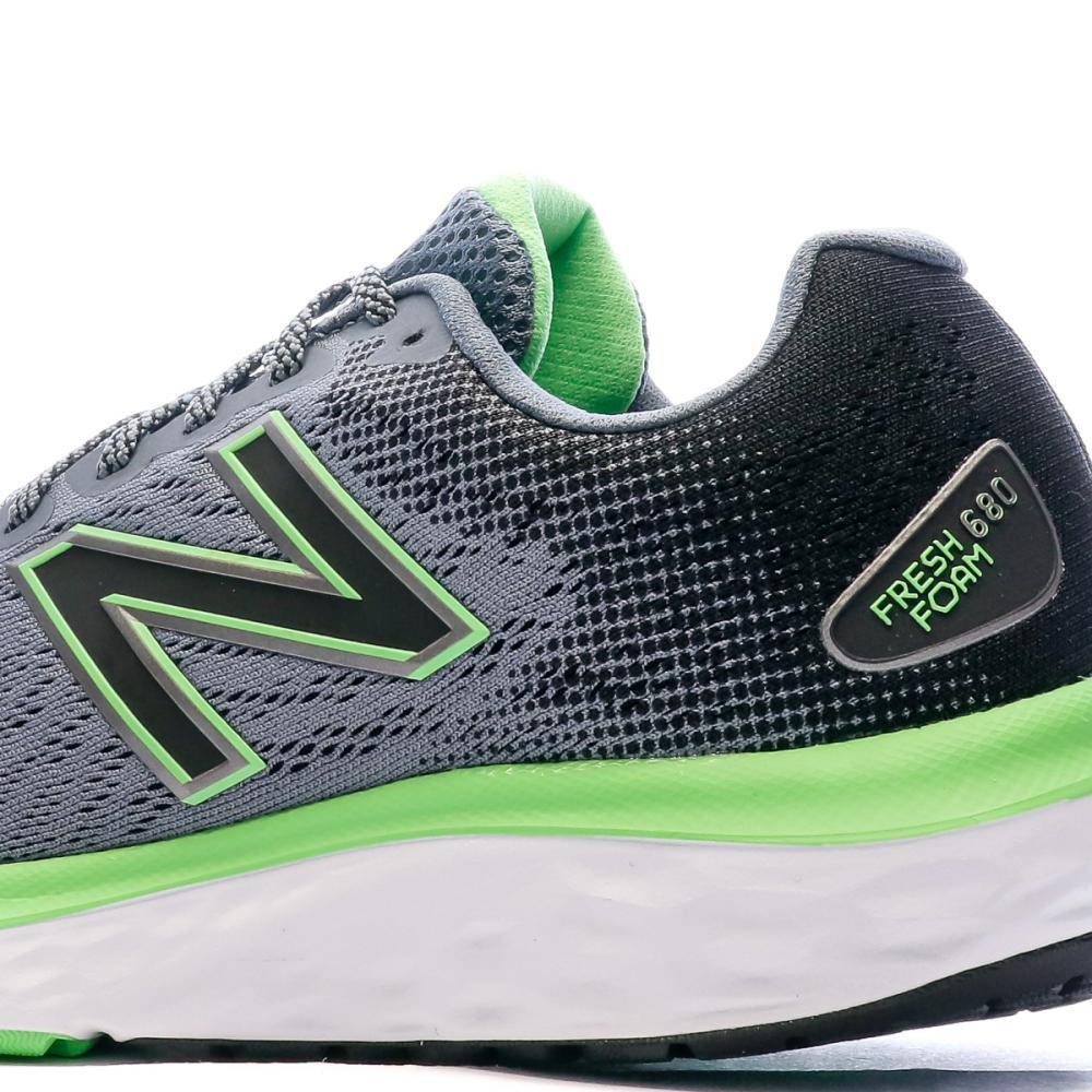 Chaussures de running Gris/Vert Homme New Balance 680v7 vue 7