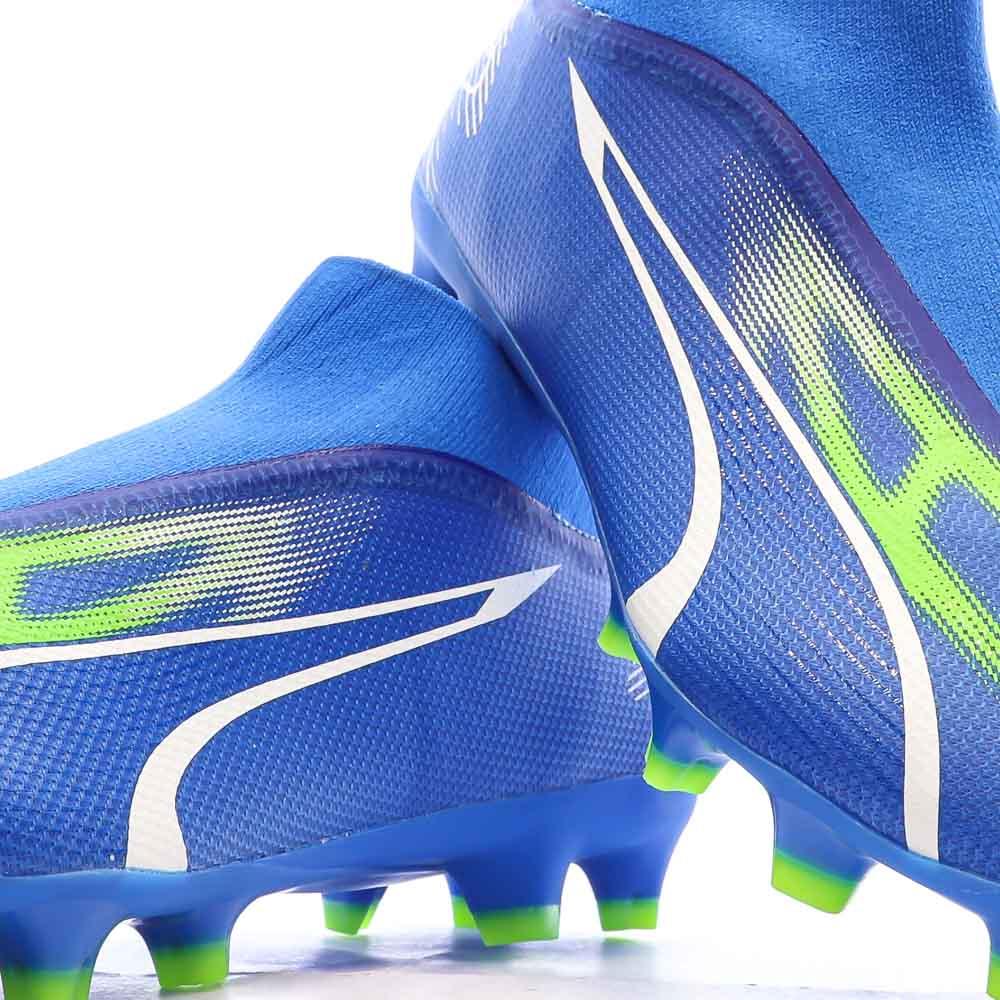 Chaussures de Foot Bleu/Vert Homme Puma Ultra Match+ LL FG/AG vue 7