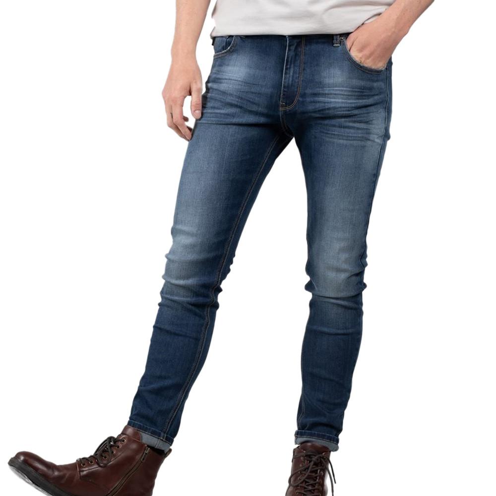 Jean Regular Bleu Foncé Homme Deeluxe Stan pas cher