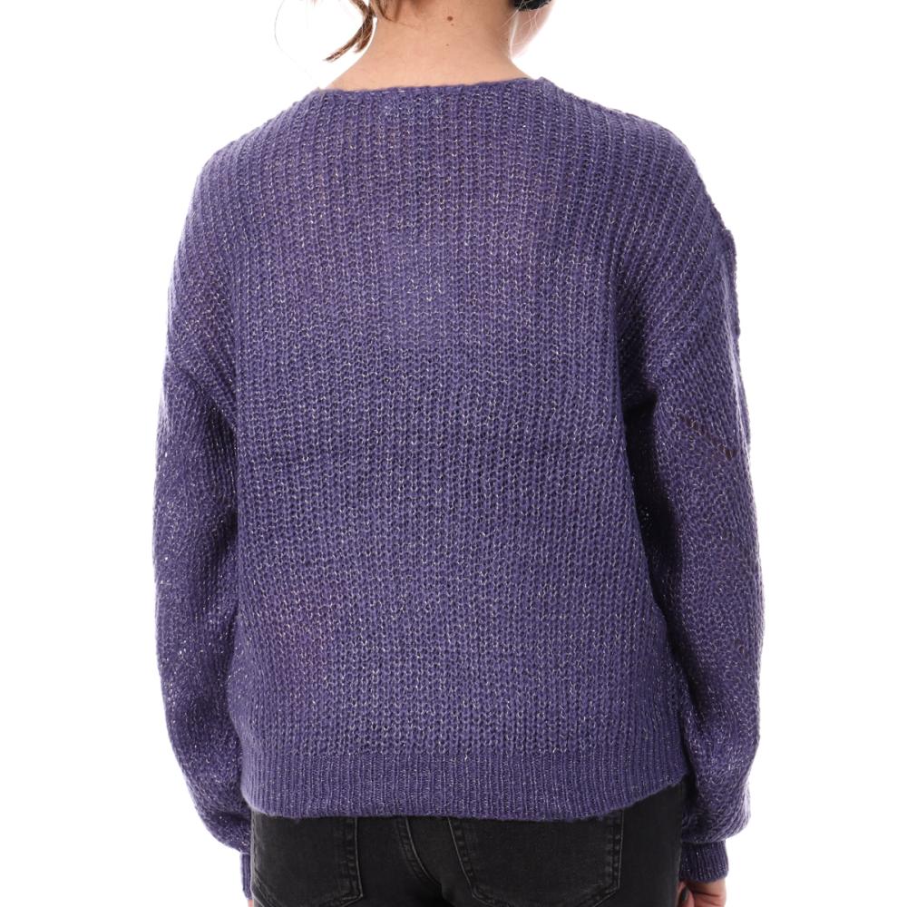 Pull Violet Femme JDY Adut vue 2