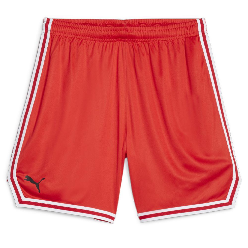 Short de Basketball Rouge Homme Puma Hoops Team Game Short pas cher