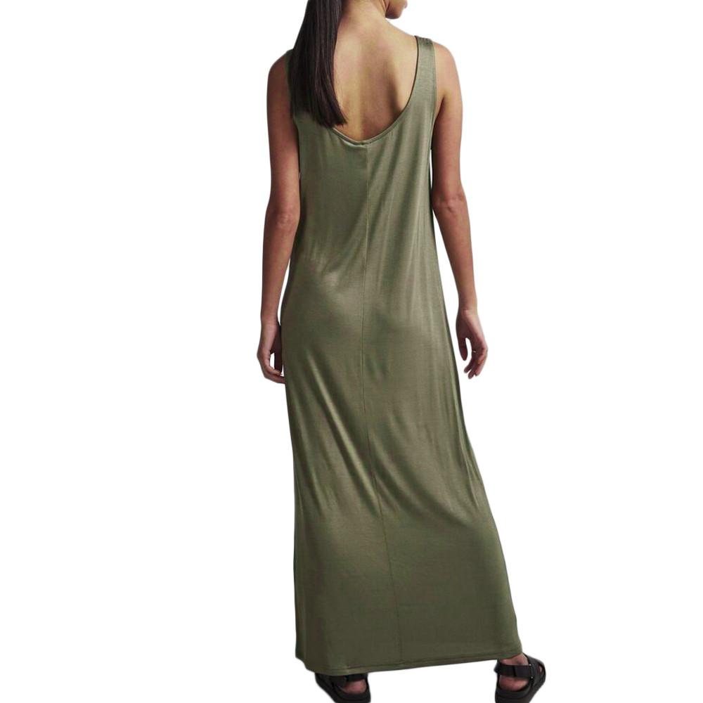 Robe Verte Femme Pieces Kalli vue 2