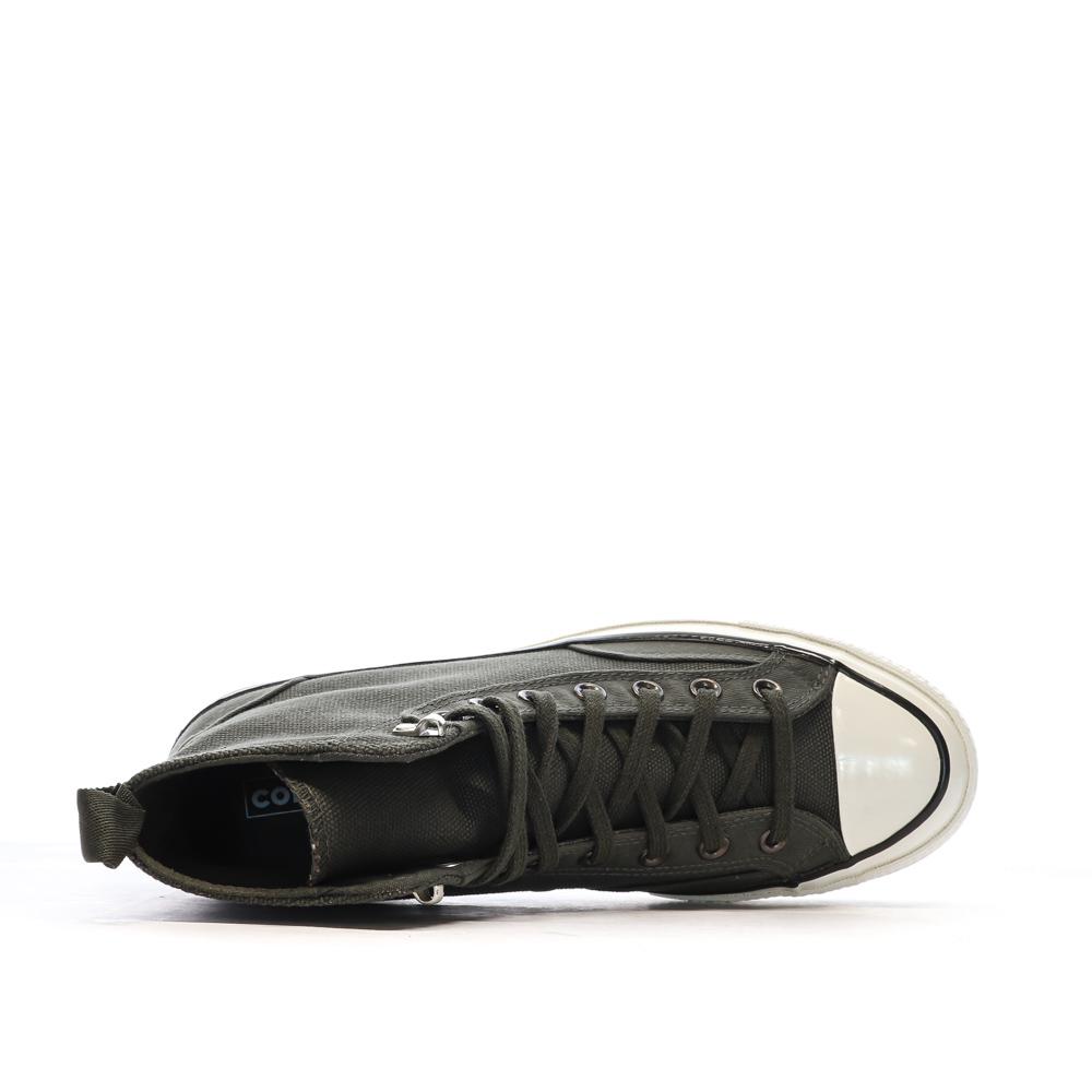 Baskets Noires Homme Converse Chuck 70 Jungle Cloth vue 4