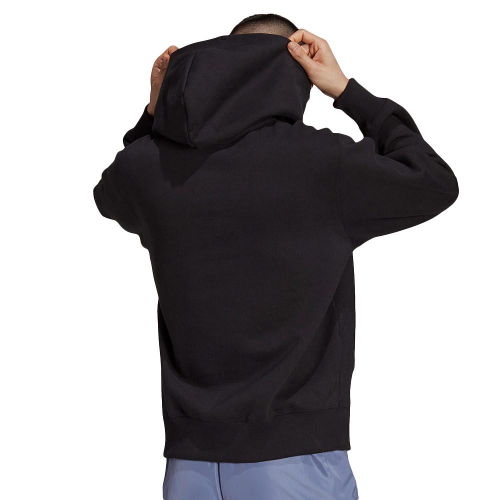 Sweat à Capuche Noir Homme Adidas Hoody vue 2