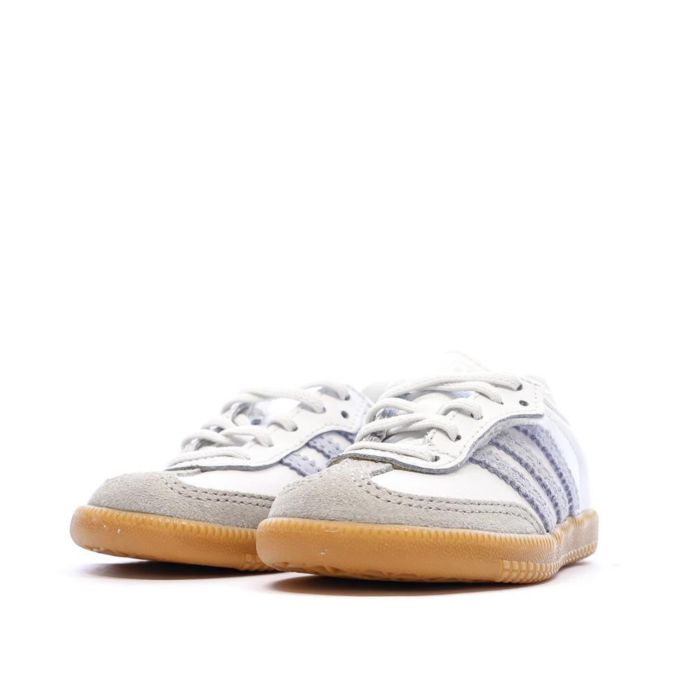 Baskets Grise/Blanches Bébé Adidas Samba Og vue 6