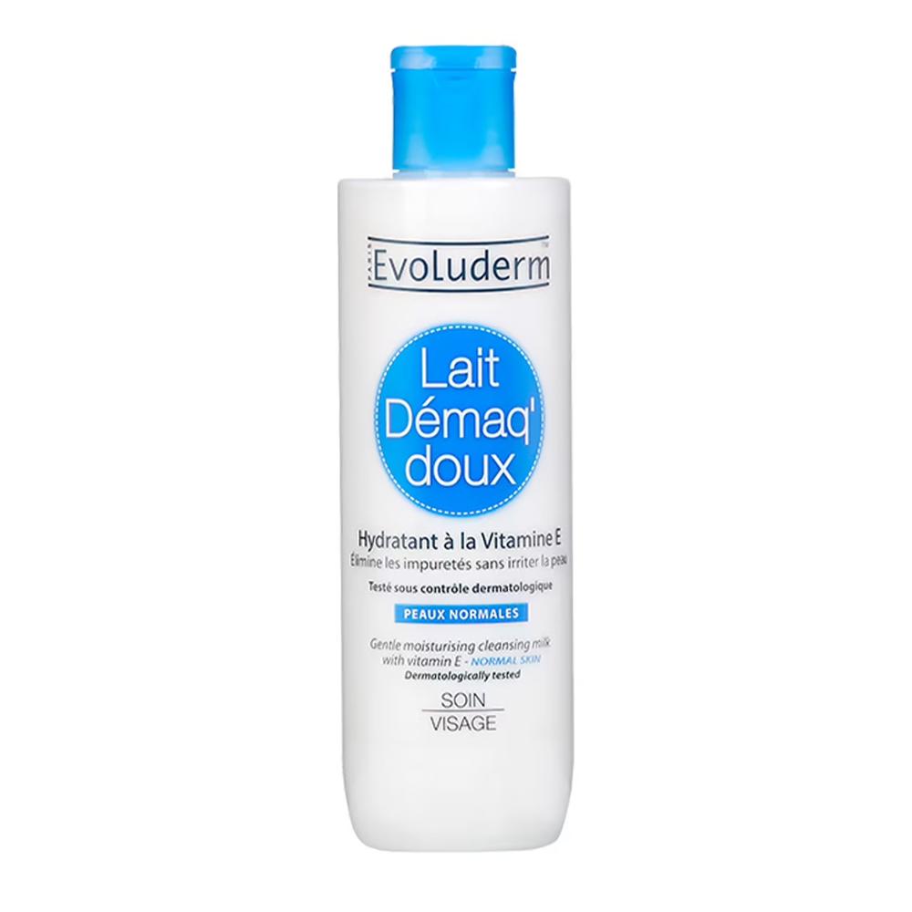 Lait Démaquillant Doux Hydratant Evoluderm Peaux Normales 250ml pas cher