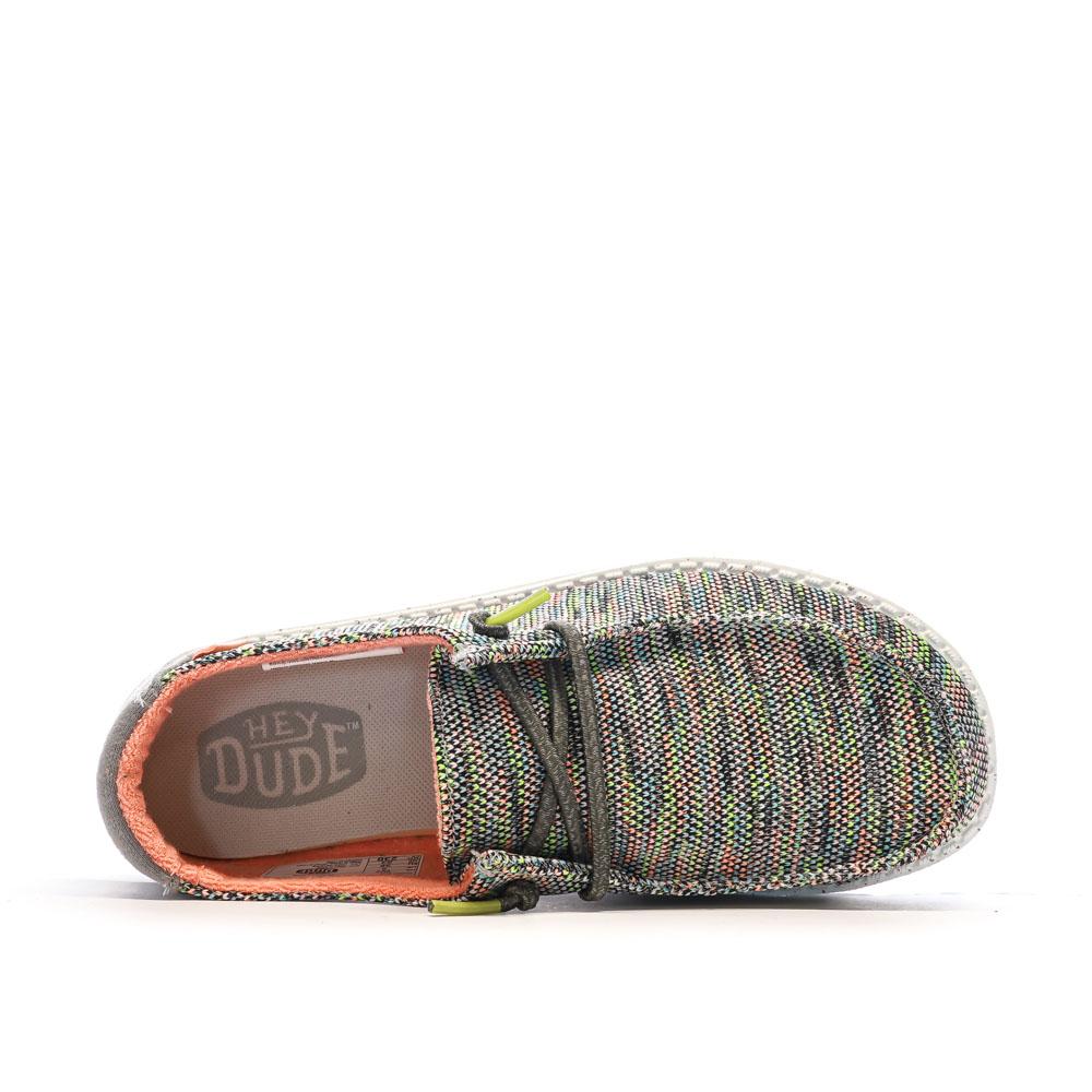 Chaussures Kaki Femme Hey Dude Wendy Sox vue 4