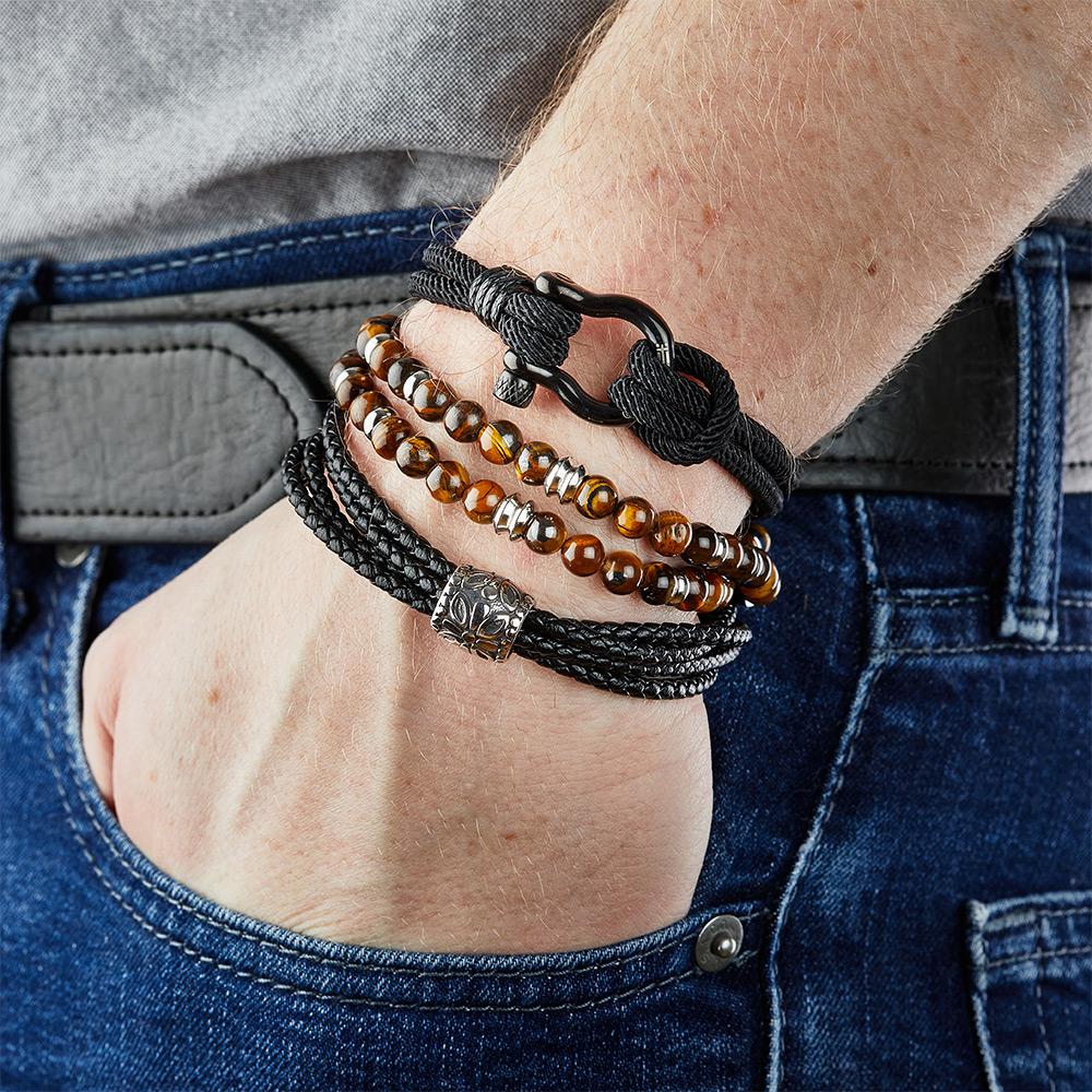 Bracelet Double Tour Marron Homme Geographical Norway 315055 vue 2