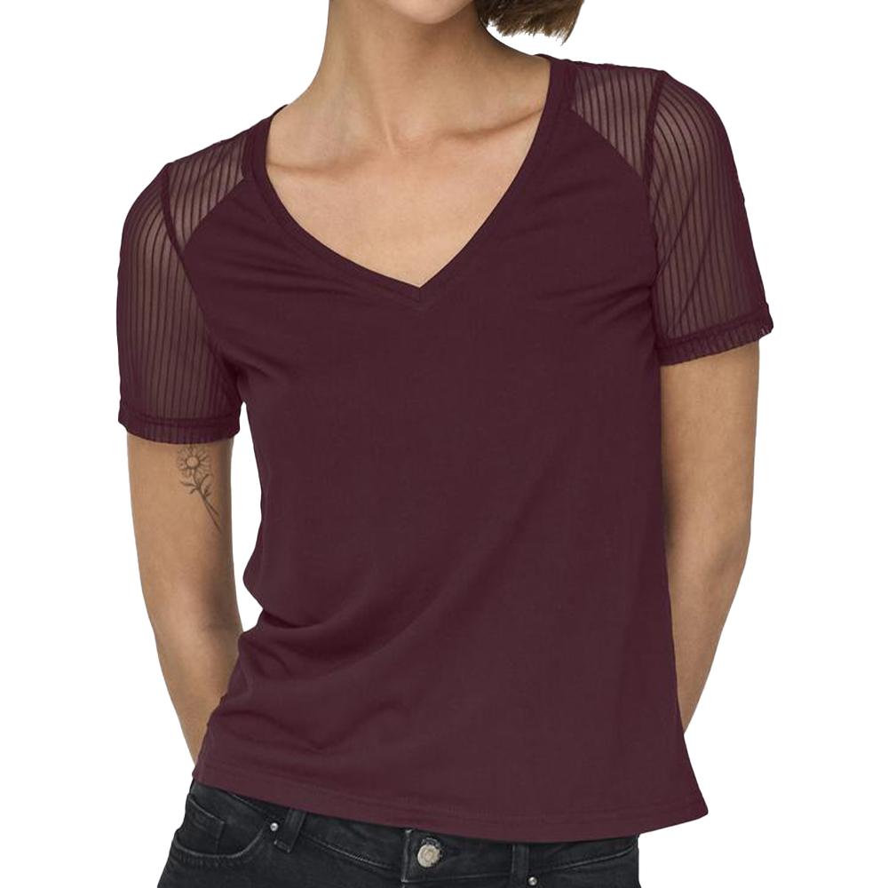 T-Shirt Marron Femme JDY Stinne pas cher