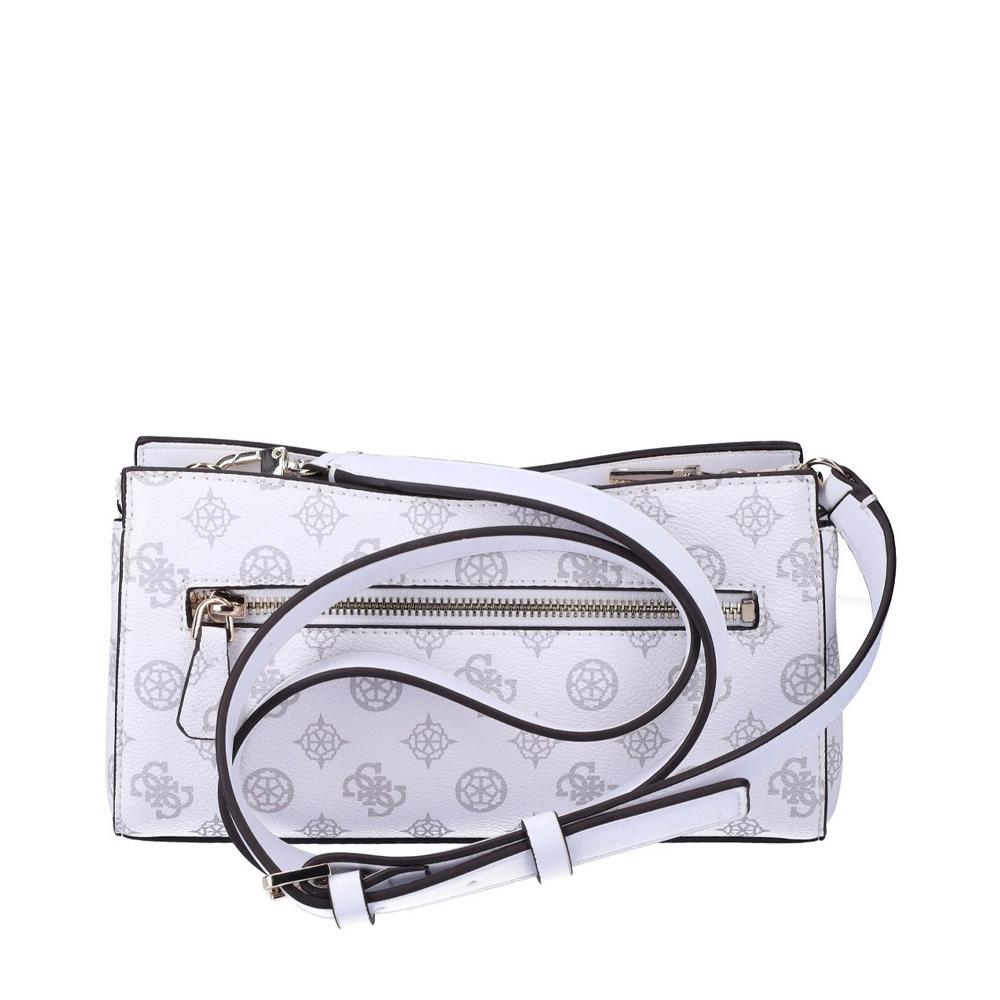 Sac à Bandoulière Blanc Femme Guess Dorys vue 3