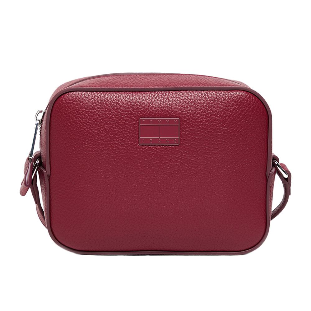 Sac à Bandoulière Bordeaux Femme Tommy Hilfiger Must Camera pas cher