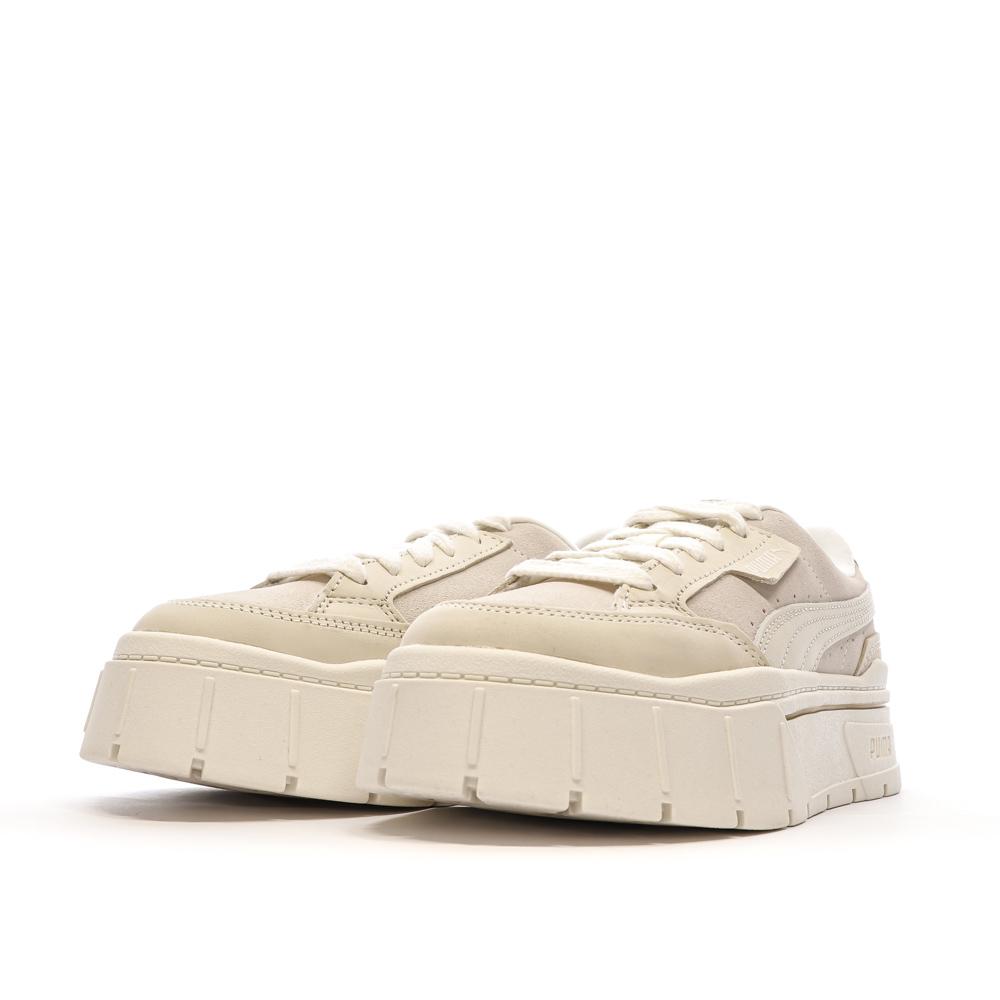Baskets Beige Femme PUMA Mayze Stack Selflove vue 6