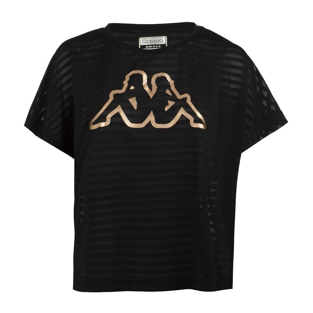 T-shirt Noir Femme Kappa Logo Yamilu pas cher