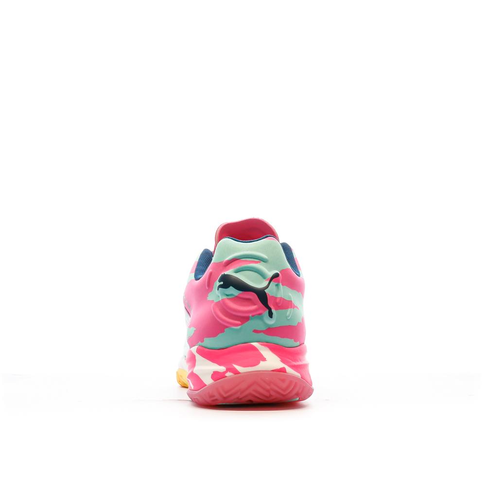 Chaussures de Handball Rose/Bleu Homme Puma Accele Nitro Teaser vue 3