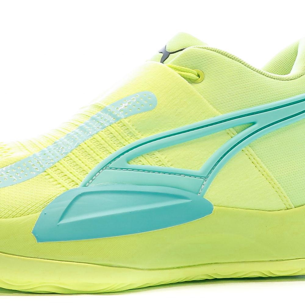 Chaussures de Basket Jaune/Bleu Homme Puma Rise Nitro vue 7