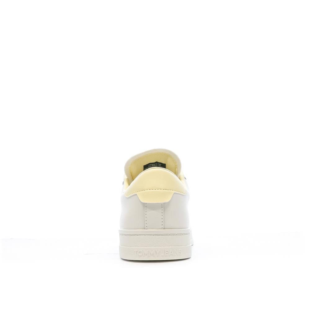 Baskets Blanc/Jaune Femme Tommy Hilfiger EN0EN02562 vue 3