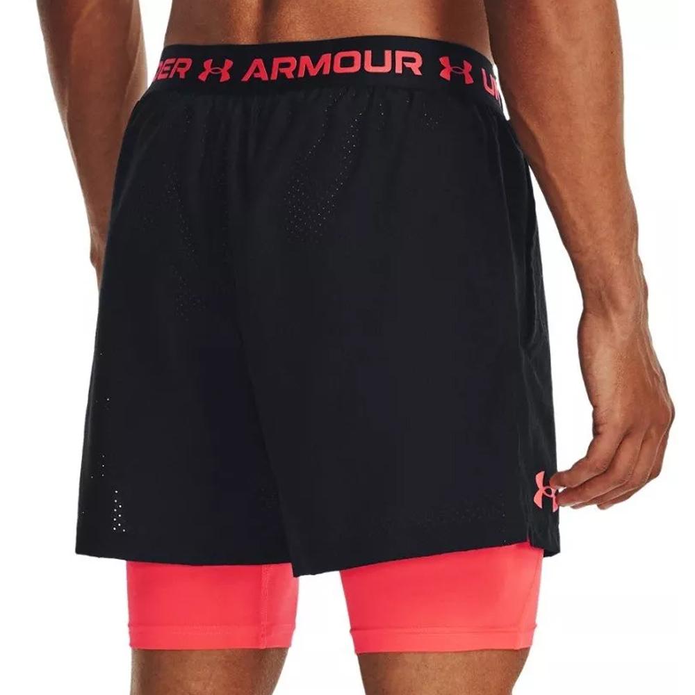 Short Noir/Rouge Homme Under Armour Vanish vue 2