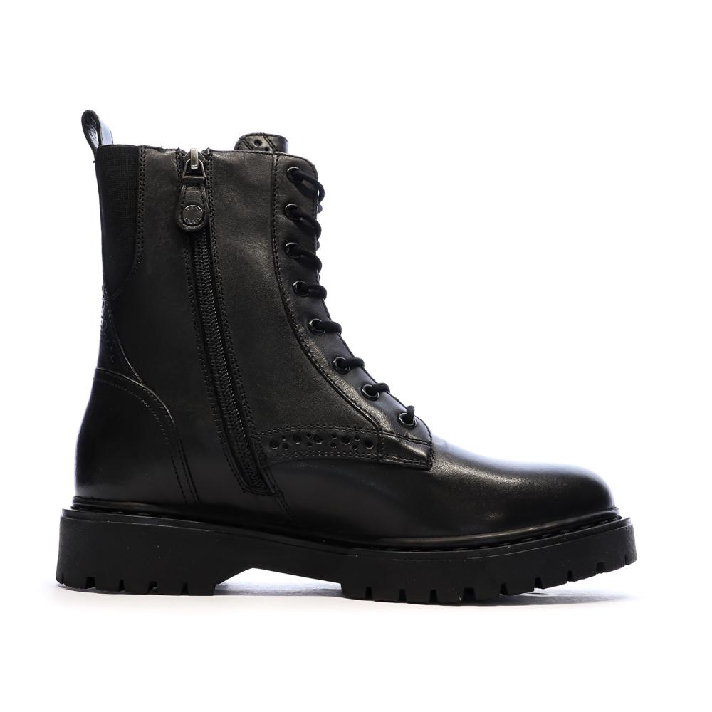 Bottines Noires Femme Geox Bleyze vue 2
