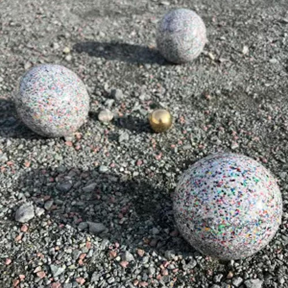 Boules bretonnes triplette 93 mm vue 3