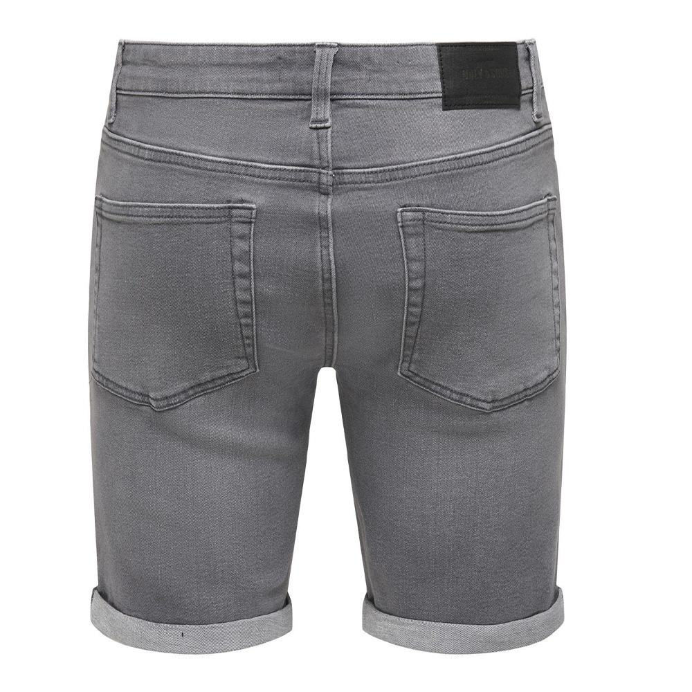 Short en Jean Gris Clair Homme Only & Sons Sply vue 2