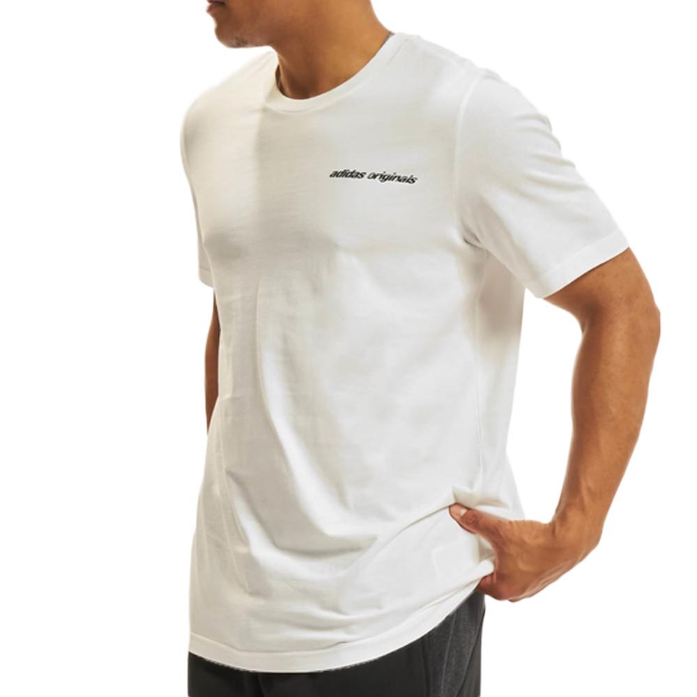 T-shirt Blanc Homme Adidas Yung pas cher