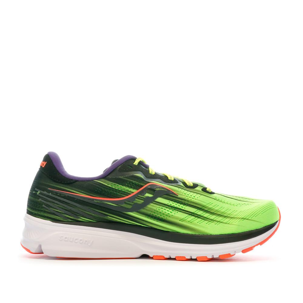 Chaussures de running Jaune Homme Saucony Ride 14 vue 2