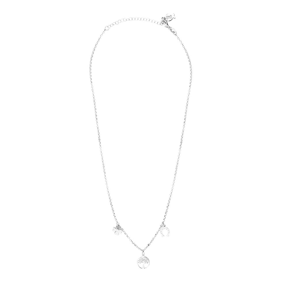 Collier Argenté Clio Blue Arbre De Vie vue 2