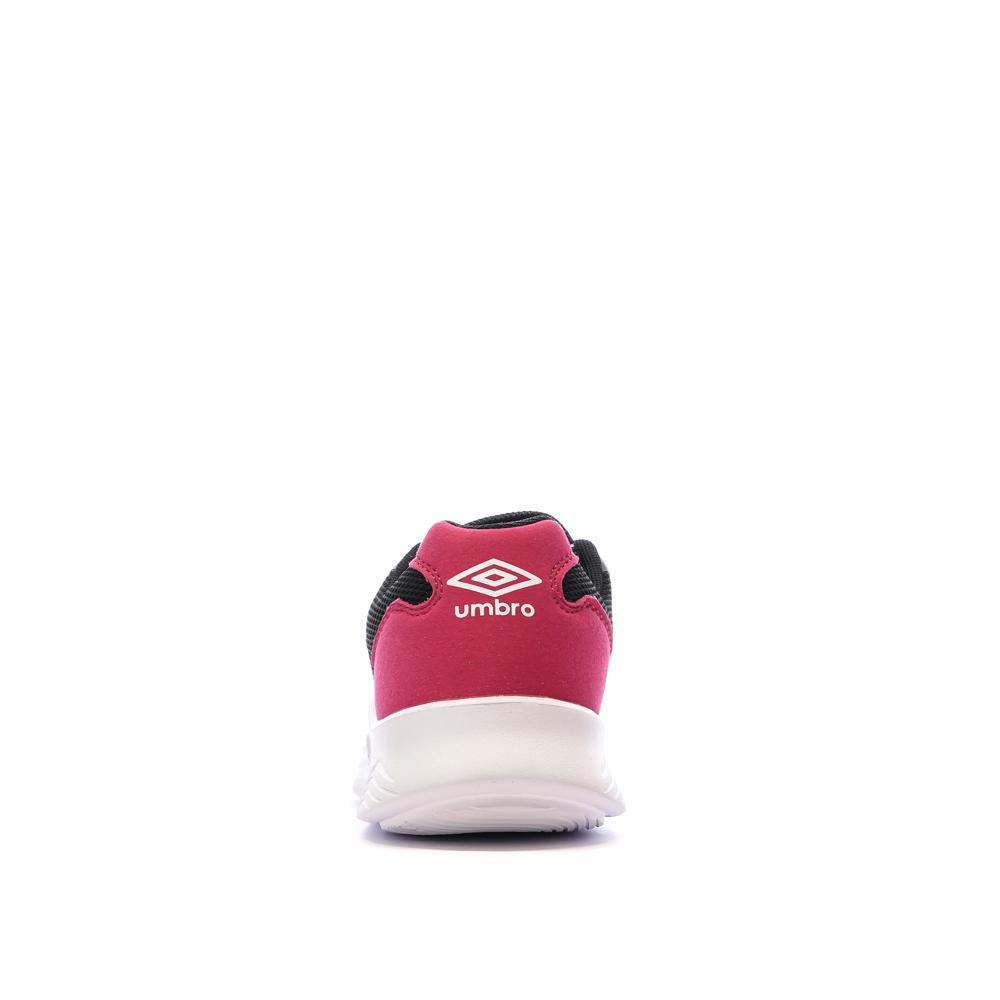 Baskets Noir/Rose Femme Umbro Nateo vue 3