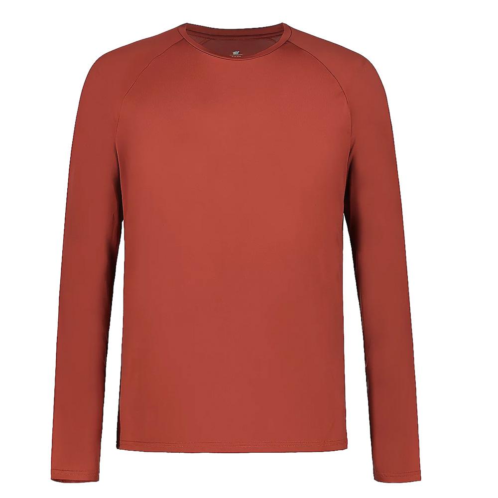 T-Shirt Manches Longues Orange Homme Rukka Muosto pas cher