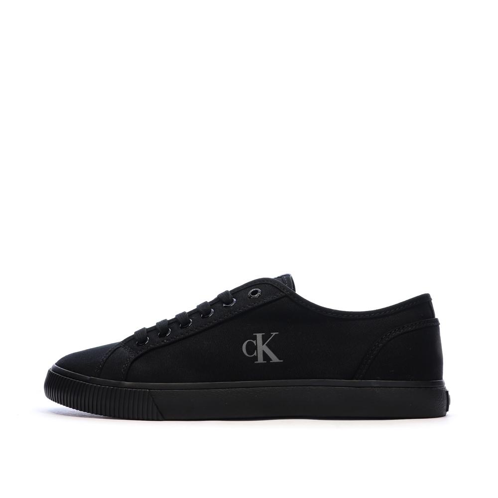 Baskets Noires Homme Calvin Klein Jeans Ess Vulc Low pas cher
